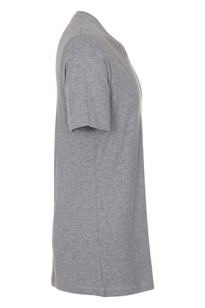 Basic Vneck t-shirt - Oxford Gray - TeeShoppen - Grey 6