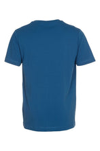 Load image into Gallery viewer, Basic Vneck t-shirt - Petroleum Blue - TeeShoppen - Blue 5
