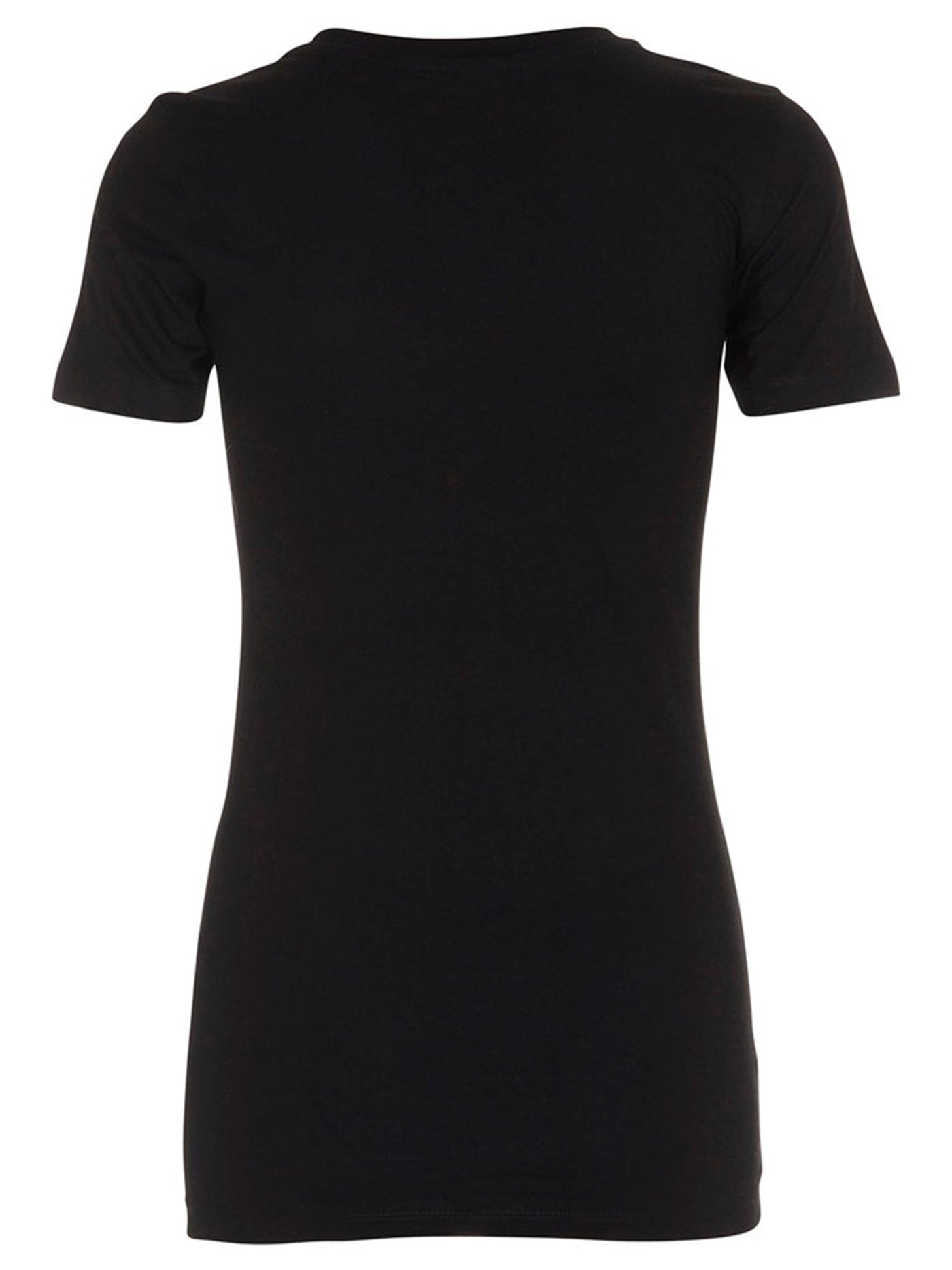 Fitted T-shirt - Black - TeeShoppen - Black 5