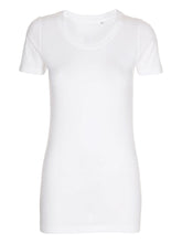 Charger l&#39;image dans la galerie, Fitted T-shirt - White - TeeShoppen - White 6
