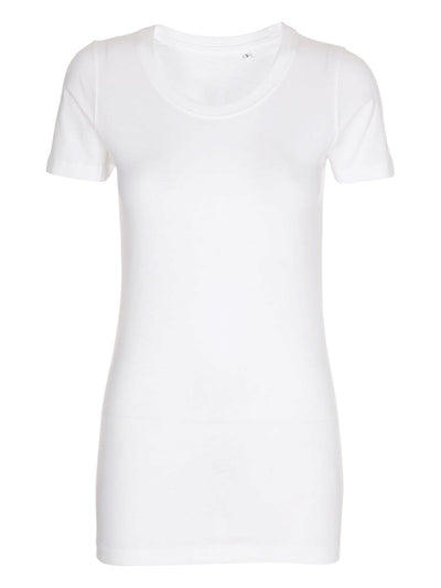 Fitted T-shirt - White - TeeShoppen - White 6