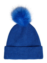 Load image into Gallery viewer, Lif Pom Hat - Blue - Vero Moda - White 2
