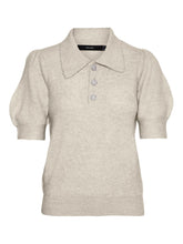 Load image into Gallery viewer, Lefile Blouse with collar - Birch - Vero Moda - Grey 2
