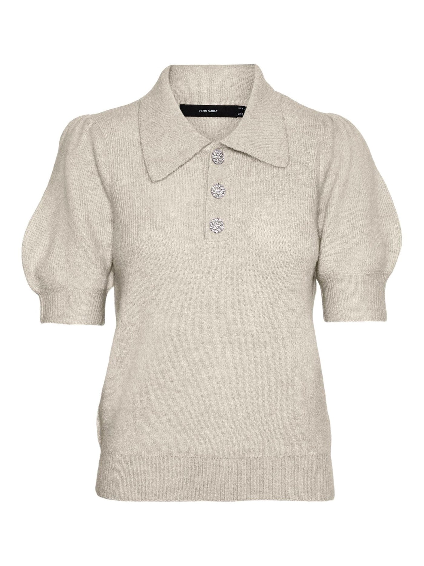 Lefile Blouse with collar - Birch - Vero Moda - Grey 2