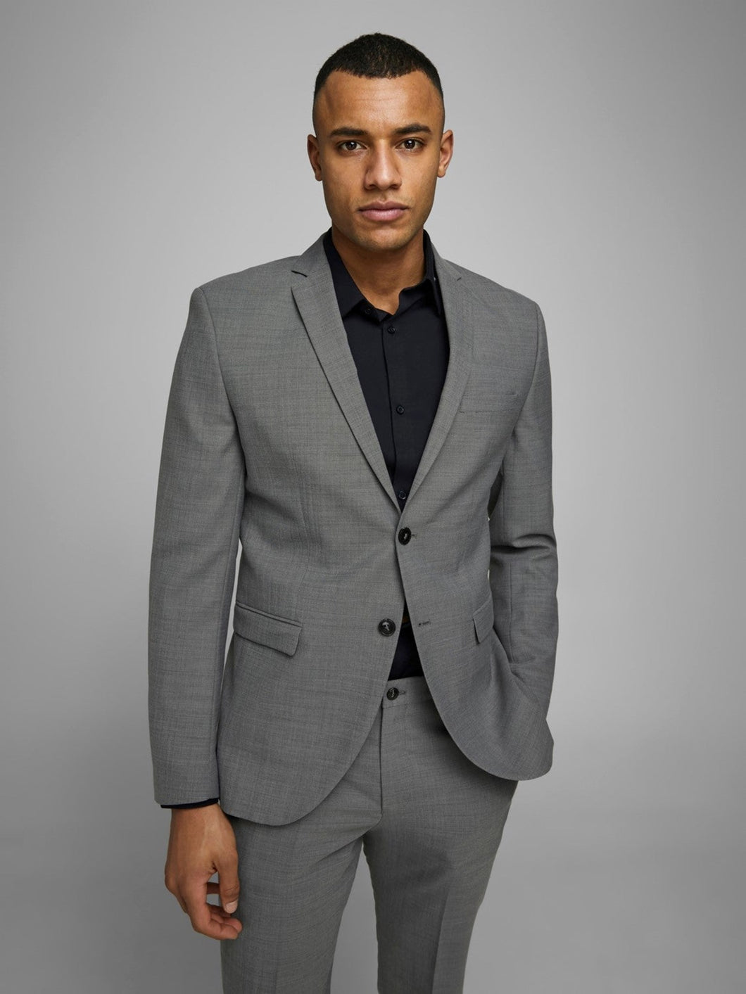 Classic Blazer Slimfit - Light gray - Jack & Jones - Grey