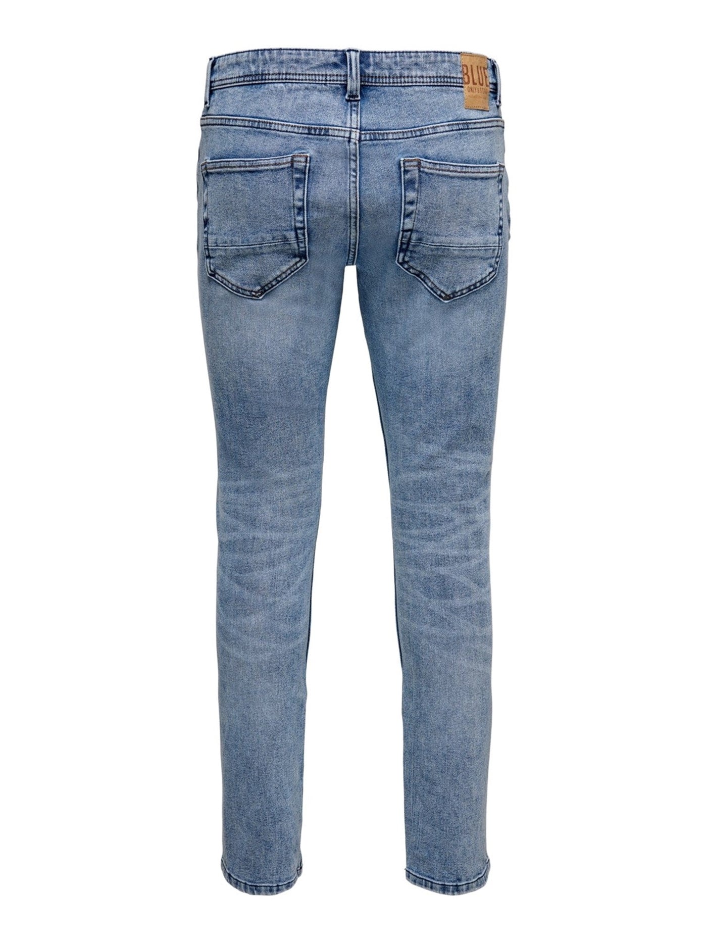 Loom Life Slim Jeans - Blue Denim - Only & Sons - White 2