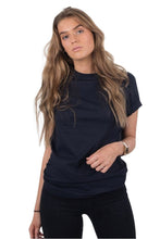 Load image into Gallery viewer, Boyfriend Tee - Navy - TeeShoppen - Blue
