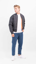 Load image into Gallery viewer, Clay Bomber Jacket - Black - Jack &amp; Jones - Black
