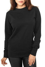 Load image into Gallery viewer, Basic Crewneck - Black (women) - TeeShoppen - Black 2
