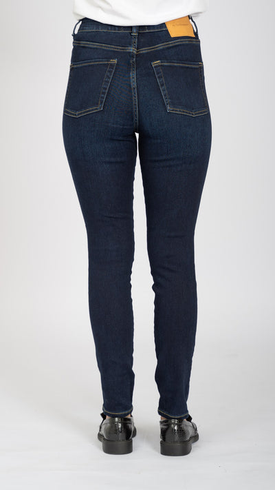 The Original Performance Skinny Jeans - Dark Blue Denim - TeeShoppen - Blue 6