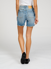 Load image into Gallery viewer, The Original Performance Performance Denim Shorts - Medium Blue Denim (Woman) - TeeShoppen - Blue 7
