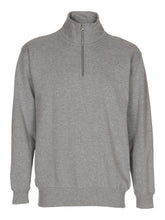Load image into Gallery viewer, Quarter Zip sweat - Gray - TeeShoppen - Grey 5

