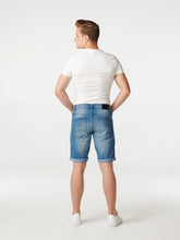 Charger l&#39;image dans la galerie, Denim Shorts - Blue - TeeShoppen - White 3
