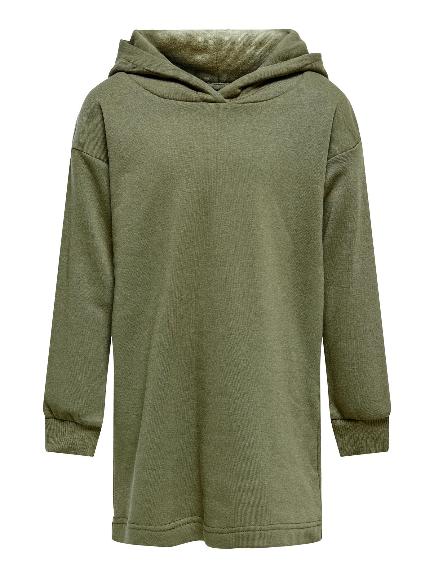 Every Life Hoodie Dress - Dusty Green - Kids Only - Green