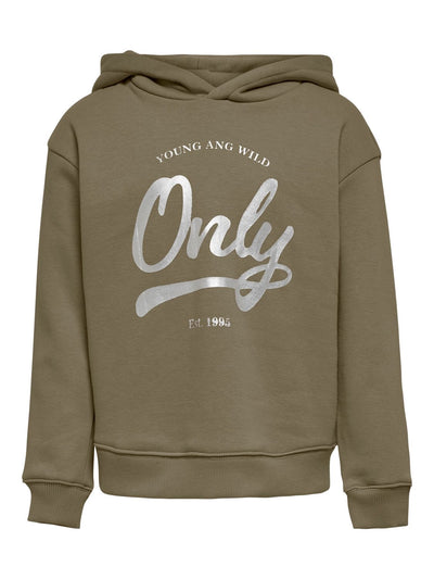 Every Life Logo Hoodie - Dusty Green - Kids Only - Green