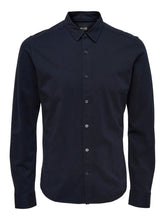 Load image into Gallery viewer, Miles Stretch Shirt - Dark Navy - Only &amp; Sons - Blue
