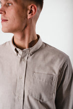 Cargar imagen en el visor de la galería, Brok Flannel Melange Shirt - Chinchilla - Only &amp; Sons 3
