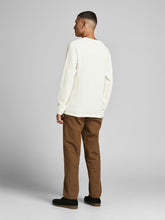 Load image into Gallery viewer, Textured knit sweater - Cloud Dancer - Jack &amp; Jones - White 3
