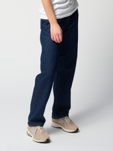 Load image into Gallery viewer, The Original Performance Loose Jeans - Dark Blue Denim - TeeShoppen - Blue 4
