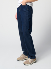 Load image into Gallery viewer, The Original Performance Loose Jeans - Dark Blue Denim - TeeShoppen - Blue 5
