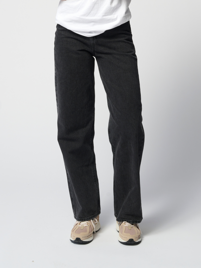 The Original Performance Loose Jeans - Washed Black Denim - TeeShoppen - Black 4