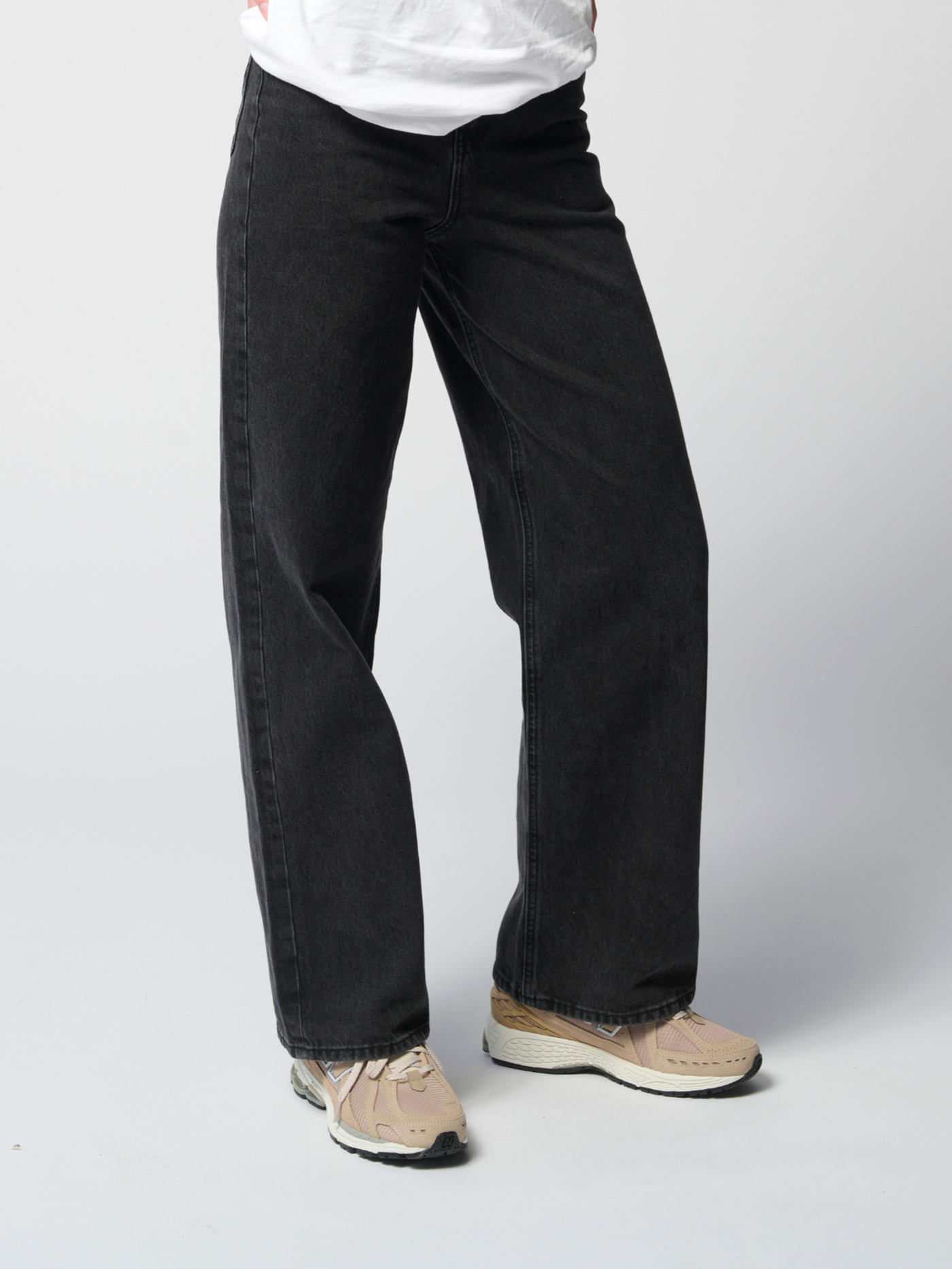 The Original Performance Loose Jeans - Washed Black Denim - TeeShoppen - Black 6