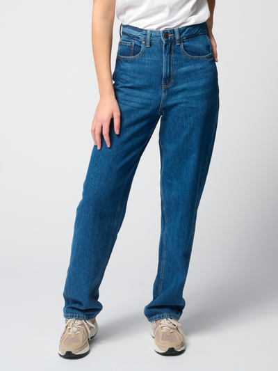 The Original Performance Mom Jeans - Medium Blue Denim - TeeShoppen - Blue 6