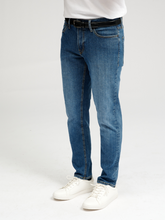 Load image into Gallery viewer, The Original Performance Jeans (Regular) - Medium Blue Denim - TeeShoppen - Blue 9
