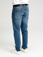 Load image into Gallery viewer, The Original Performance Jeans (Regular) - Medium Blue Denim - TeeShoppen - Blue 8
