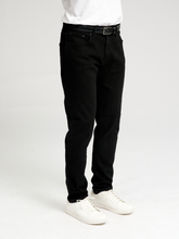 Load image into Gallery viewer, The Original Performance Jeans (Regular) - Black Denim - TeeShoppen - Black 5
