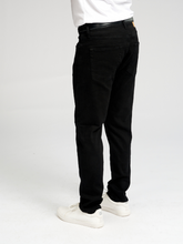 Load image into Gallery viewer, The Original Performance Jeans (Regular) - Black Denim - TeeShoppen - Black 8
