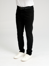 Load image into Gallery viewer, The Original Performance Jeans (Regular) - Black Denim - TeeShoppen - Black 9
