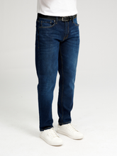 Load image into Gallery viewer, The Original Performance Jeans (Regular) - Dark Blue Denim - TeeShoppen - Blue 5
