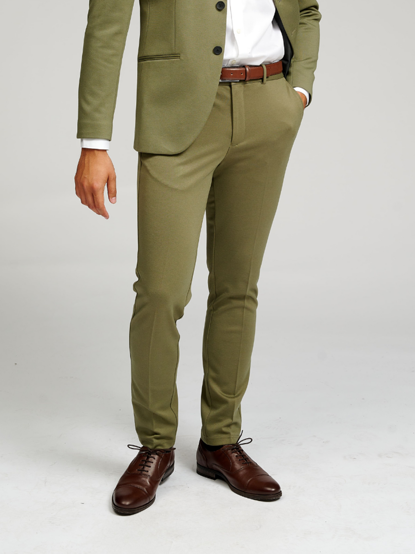 The Original Performance Pants - Olive - TeeShoppen - Green 3