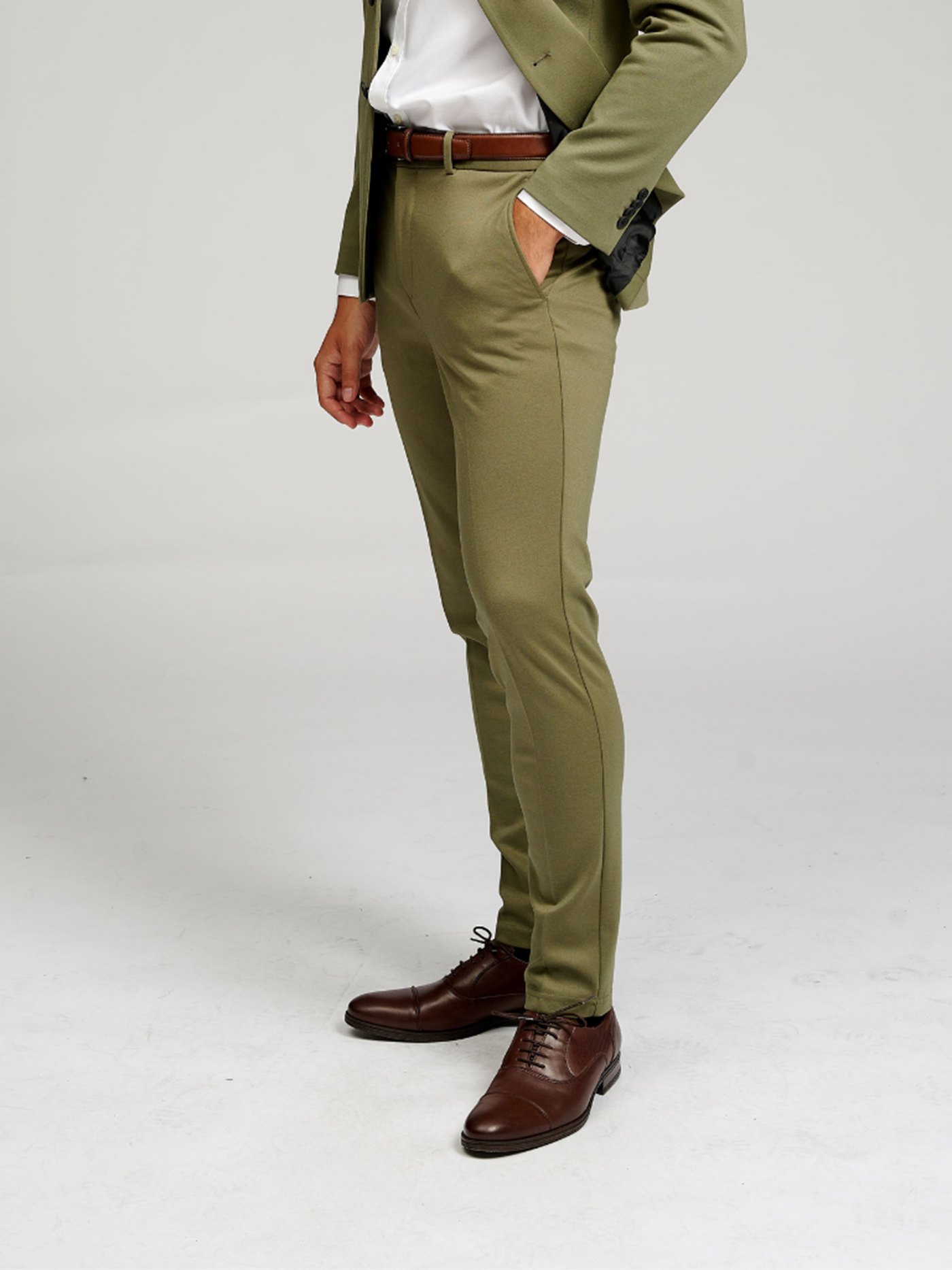 The Original Performance Pants - Olive - TeeShoppen - Green 2