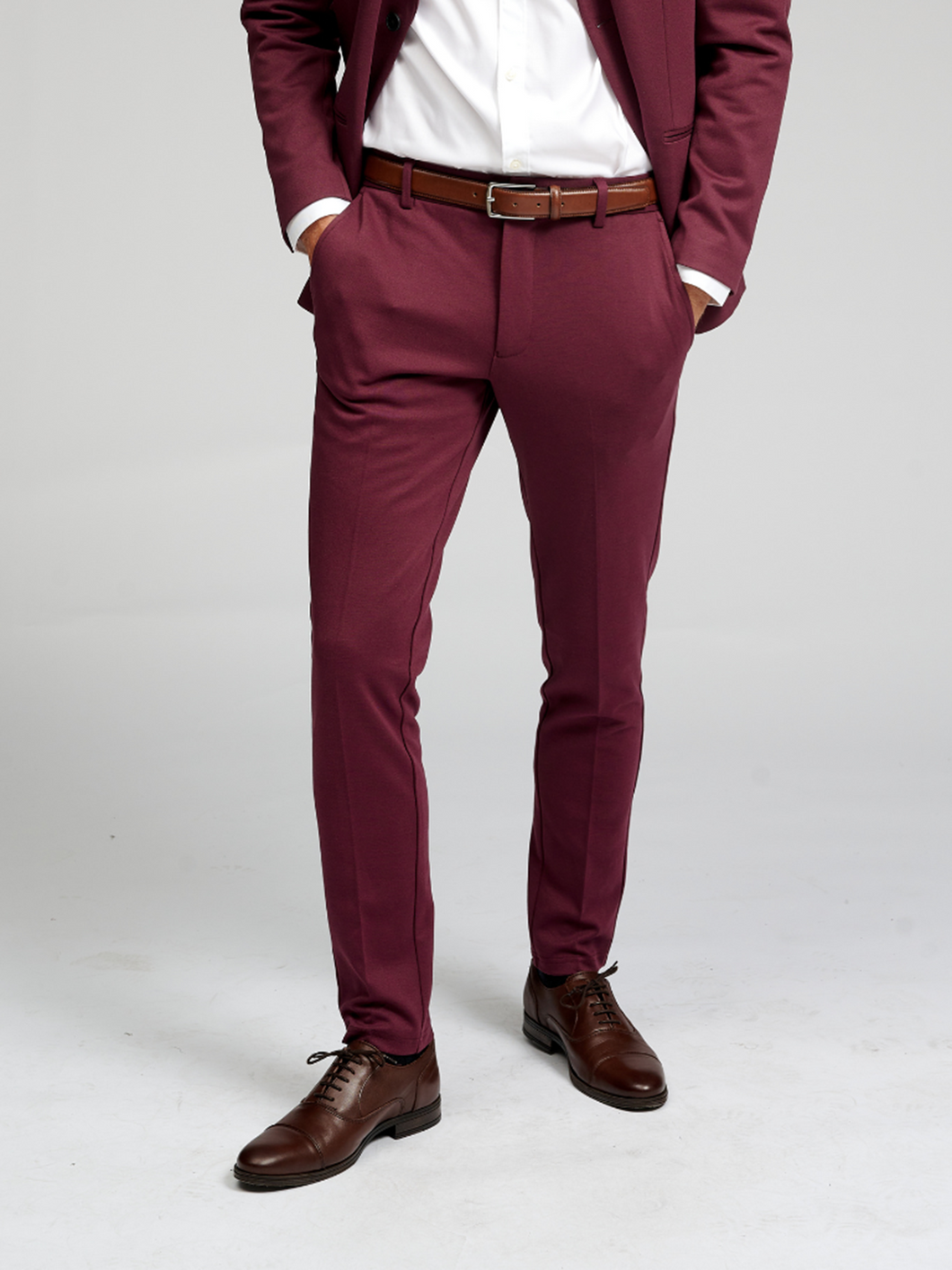 The Original Performance Pants - Burgundy - TeeShoppen - Red