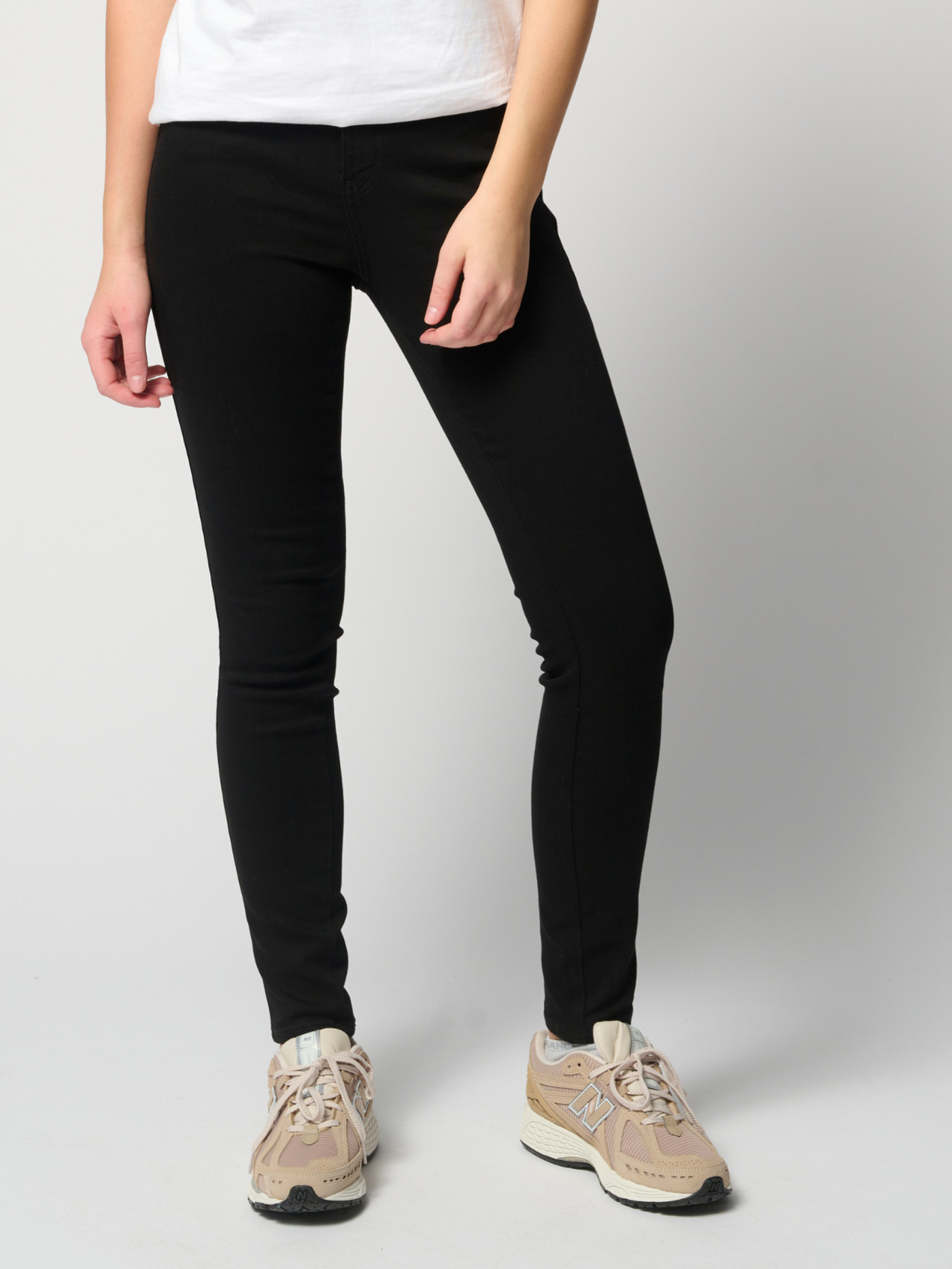 The Original Performance Skinny Jeans - Black Denim - TeeShoppen - Black