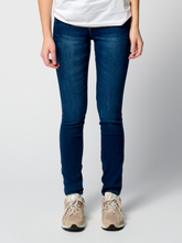 Load image into Gallery viewer, The Original Performance Skinny Jeans - Dark Blue Denim - TeeShoppen - Blue
