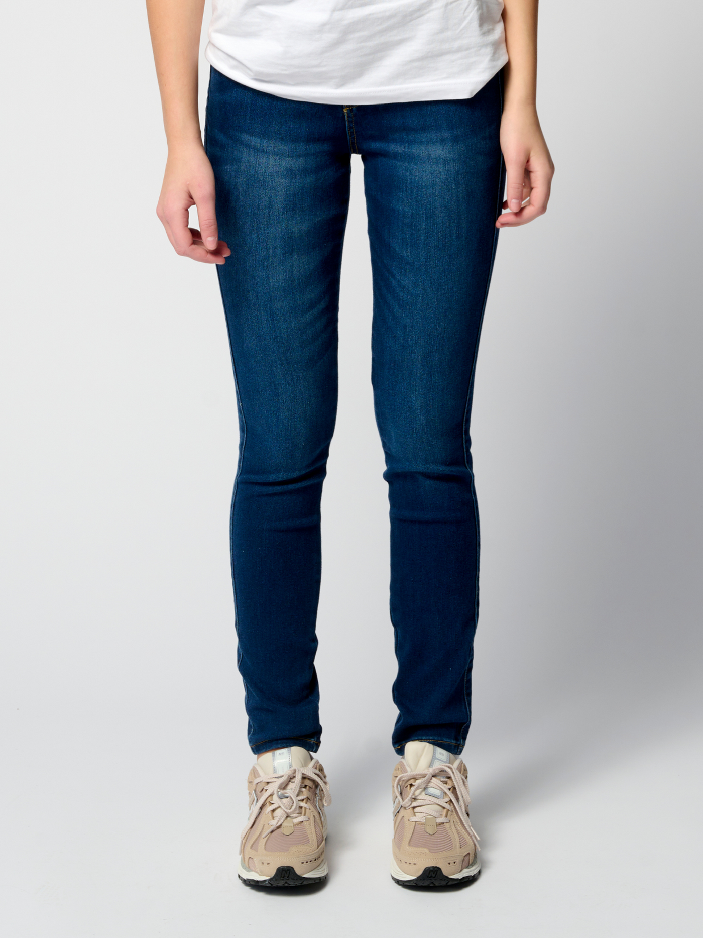 The Original Performance Skinny Jeans - Dark Blue Denim - TeeShoppen - Blue