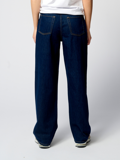 The Original Performance Wide Jeans - Dark Blue Denim - TeeShoppen - Blue 7