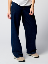 Load image into Gallery viewer, The Original Performance Wide Jeans - Dark Blue Denim - TeeShoppen - Blue 12
