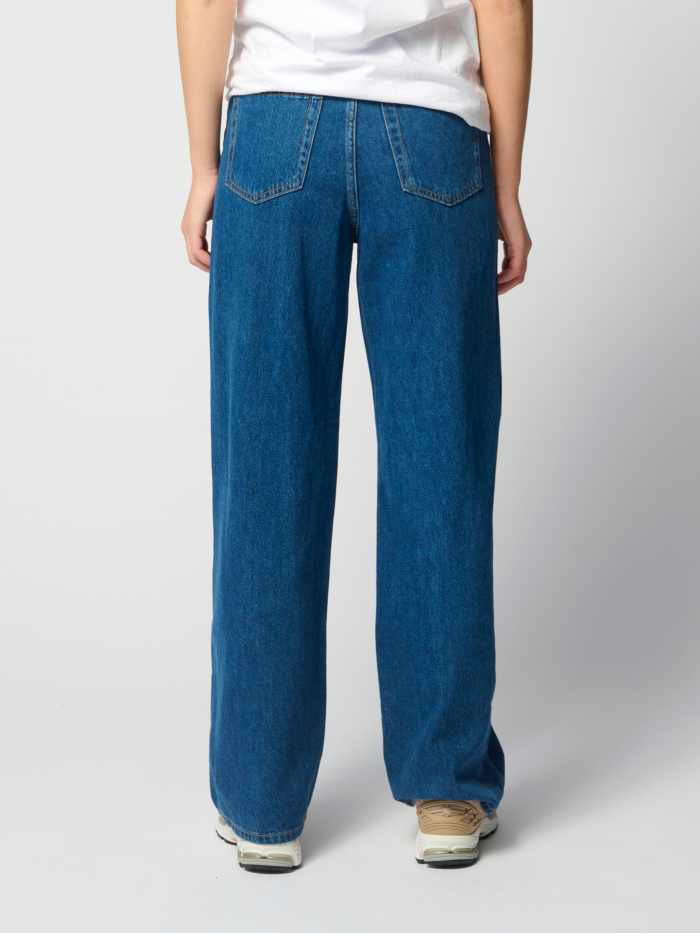 The Original Performance Wide Jeans - Medium Blue Denim - TeeShoppen - Blue 2