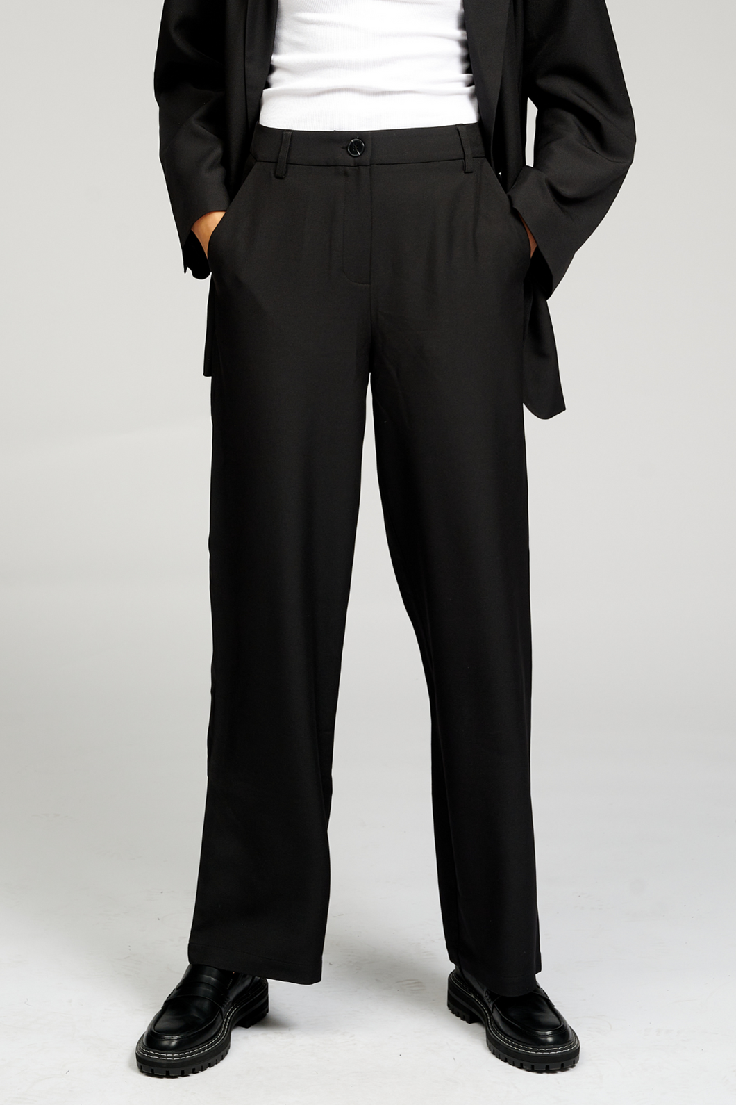 Classic Suit Pants - Black - TeeShoppen - Black