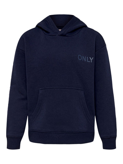 Every Life Small Logo Hoodie - Evening Blue - Kids Only - Blue