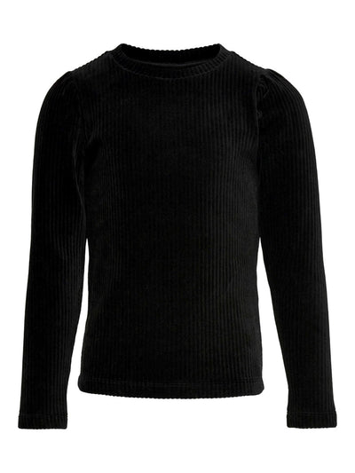 Fenja Puff Sweater - Black - Kids Only - Black