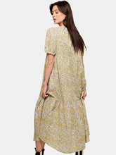 Load image into Gallery viewer, Sofie Long Dress - Blue &amp; Yellow Floral - Amis de Copenhague - Blue 2
