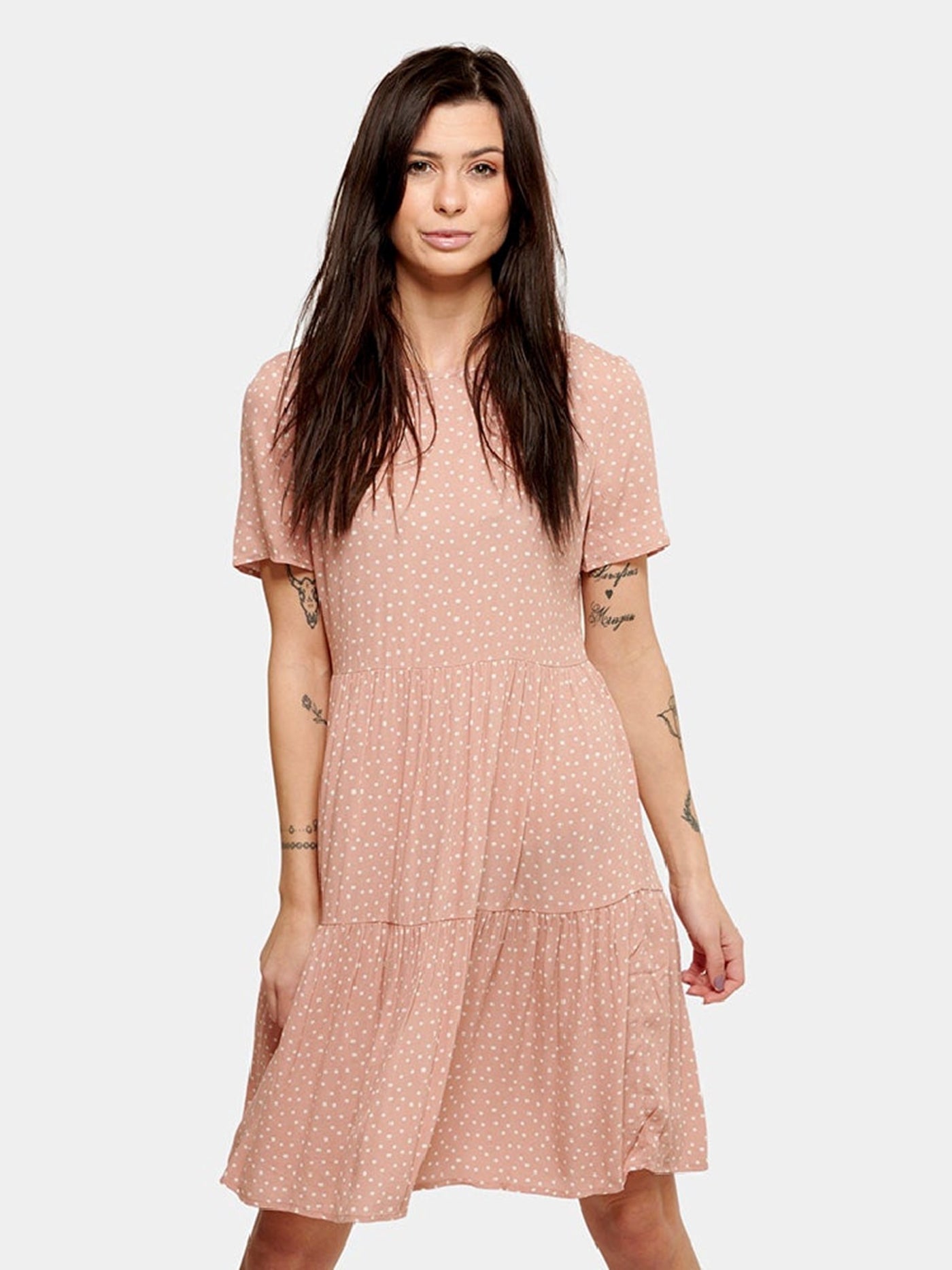 Anna dotted dress - Rosa - Amis de Copenhague - Pink