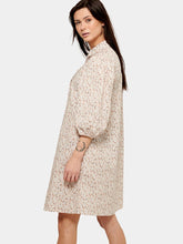 Load image into Gallery viewer, Sofie Shirt Dress - Beige Floral - Amis de Copenhague - Brown 2
