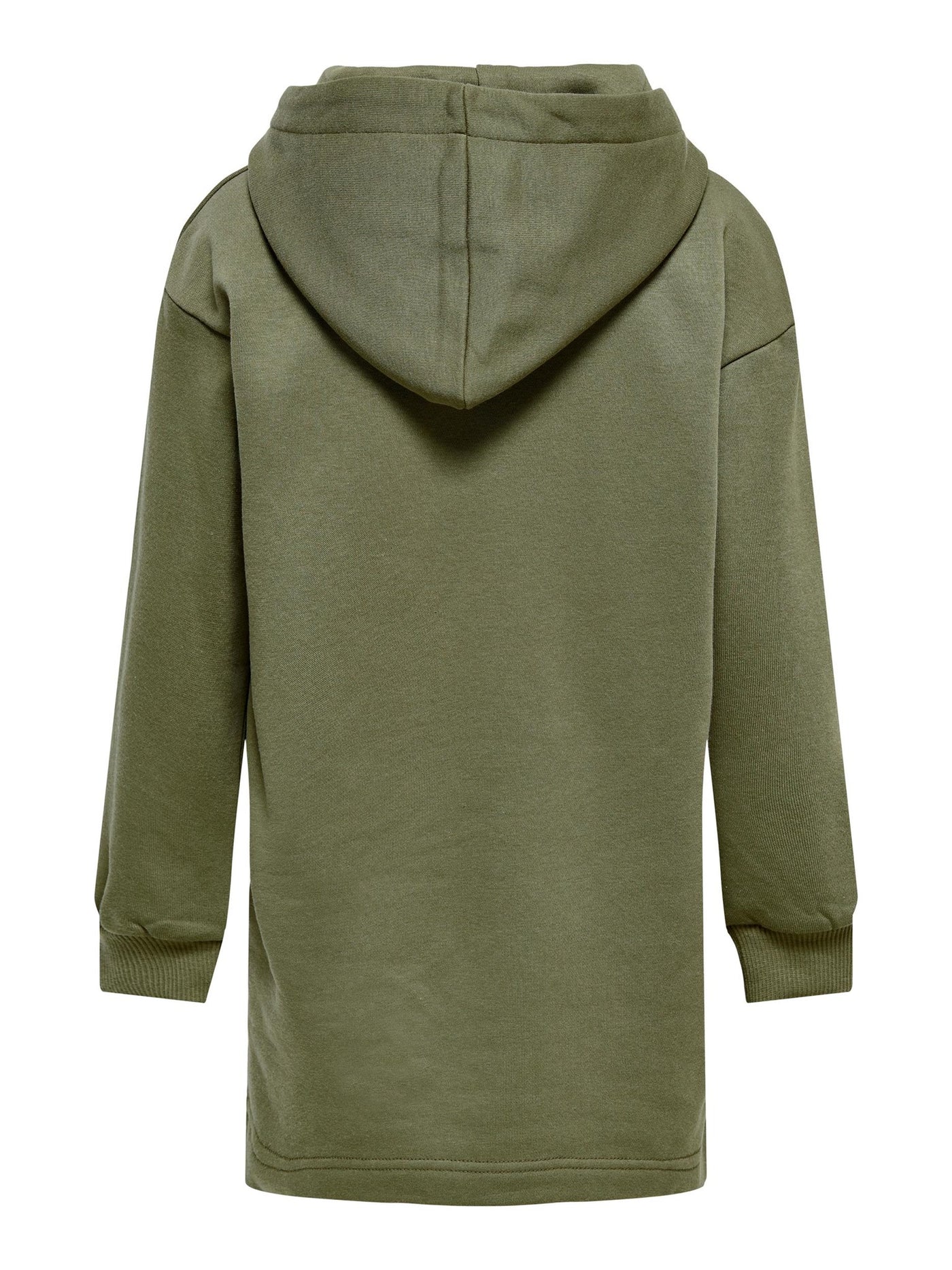 Every Life Hoodie Dress - Dusty Green - Kids Only - Green 2