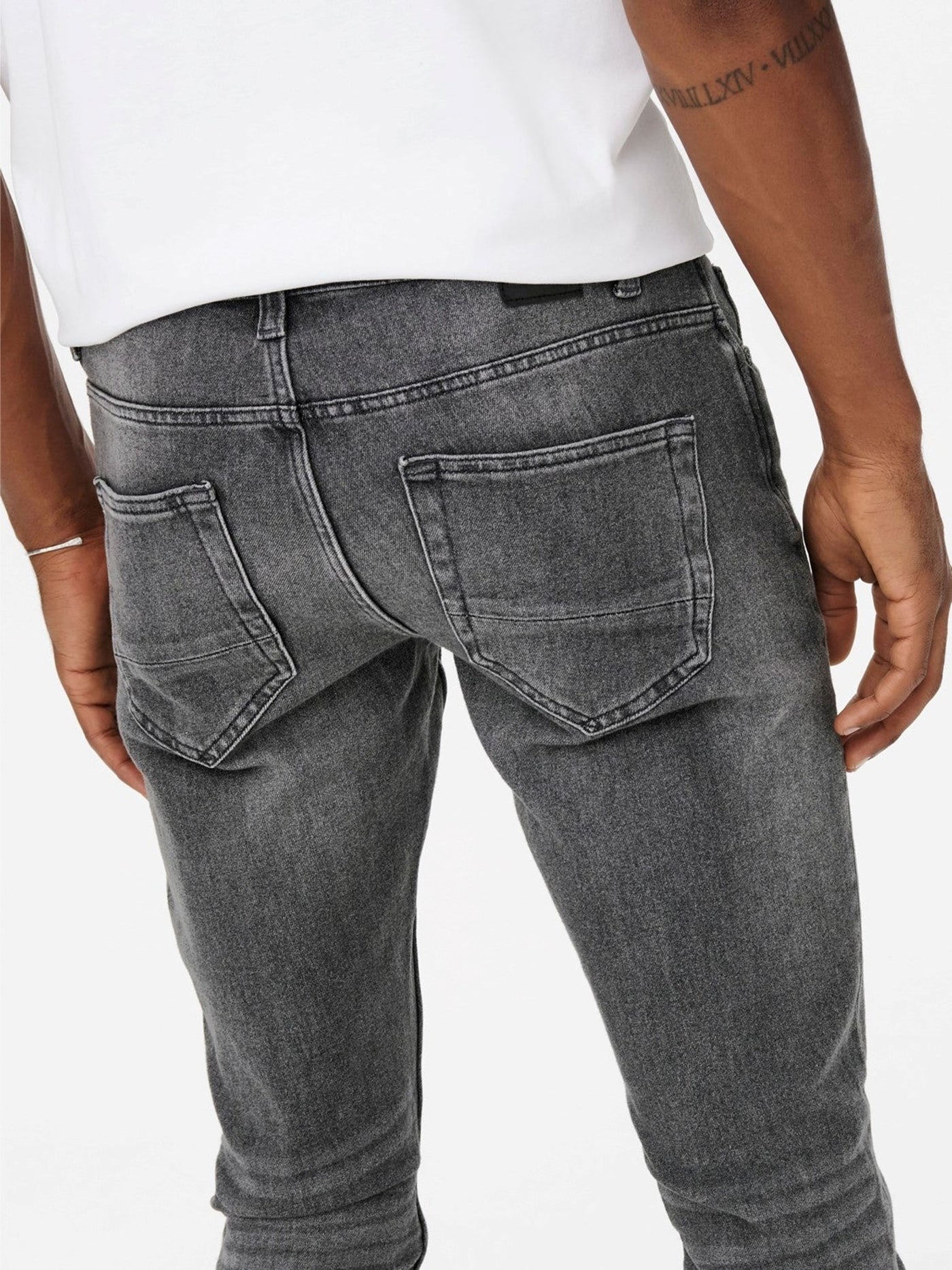 Loom Life Slim Jeans - Gray Denim - Only & Sons - Grey 3